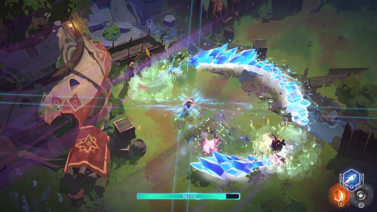 Echoes of Mystralia Ash Forest gameplay